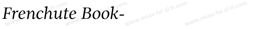 Frenchute Book字体转换